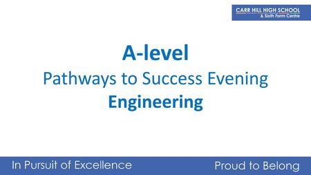 Pathways to Success Evening