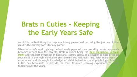 Brats n Cuties – Keeping the Early Years Safe