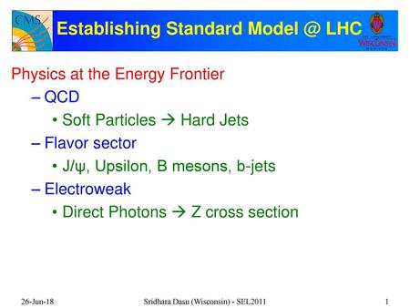 Establishing Standard LHC