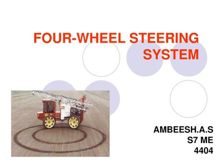 FOUR-WHEEL STEERING SYSTEM