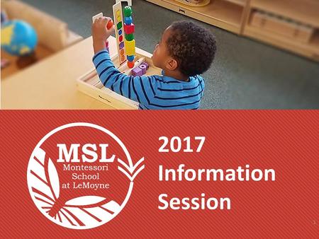 2017 Information Session.