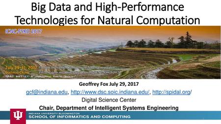 Big Data and High-Performance Technologies for Natural Computation