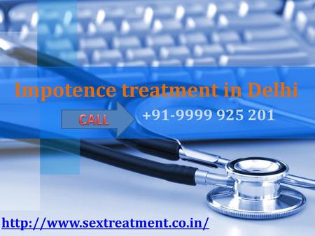 Impotence treatment in Delhi