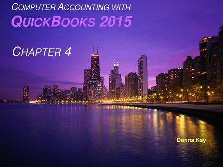 Computer Accounting with QuickBooks 2015