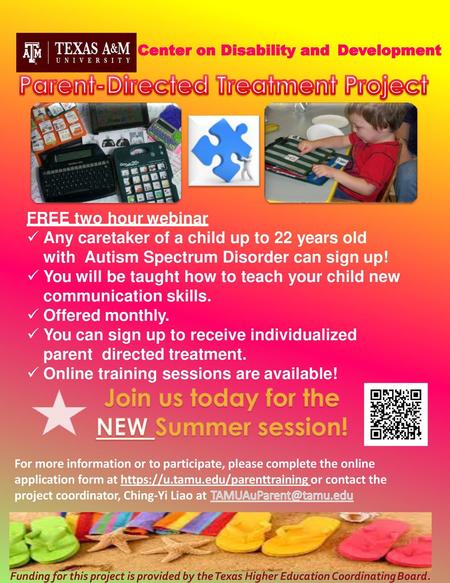 Parent-Directed Treatment Project