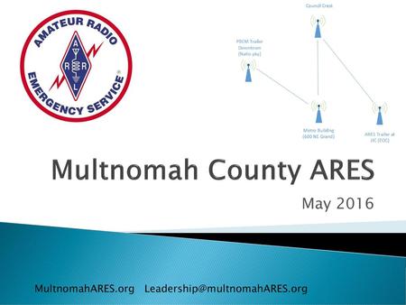 Multnomah County ARES May 2016