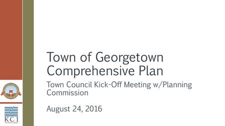 Town of Georgetown Comprehensive Plan