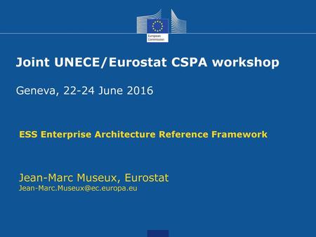 Joint UNECE/Eurostat CSPA workshop