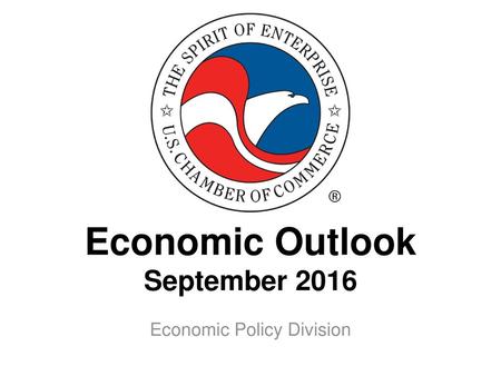 Economic Outlook September 2016