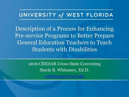 2016 CEEDAR Cross-State Convening