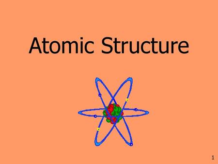 Atomic Structure.