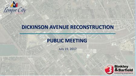 DICKINSON AVENUE RECONSTRUCTION