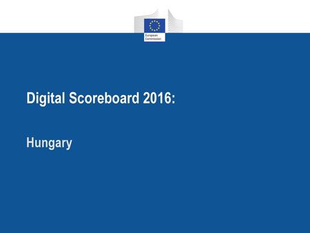 Digital Scoreboard 2016: Hungary.