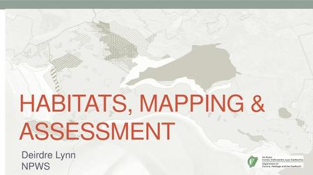 Habitats, mapping & assessment