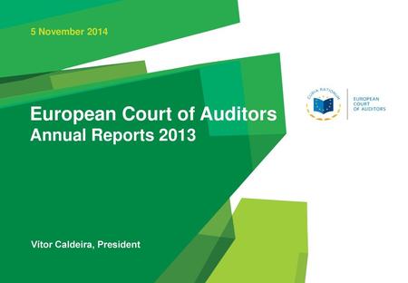 European Court of Auditors Annual Reports 2013