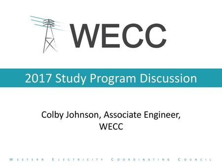 2017 Study Program Discussion