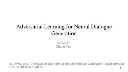 Adversarial Learning for Neural Dialogue Generation