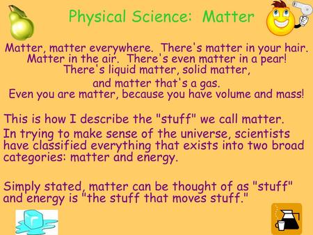 Physical Science: Matter