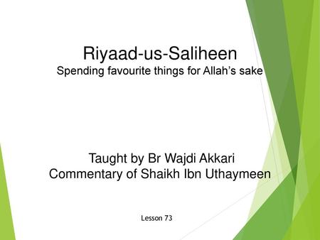 Spending favourite things for Allah’s sake