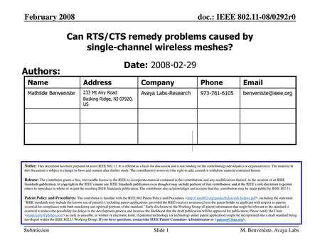 Can RTS/CTS remedy problems caused by single-channel wireless meshes?