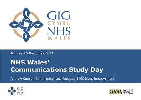 Communications Study Day