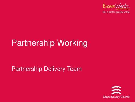 Partnership Delivery Team