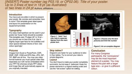 [INSERT] Poster number (eg P03.19, or OP02.06). Title of your poster.