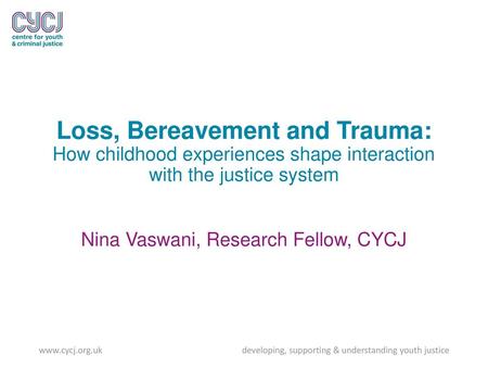 Nina Vaswani, Research Fellow, CYCJ