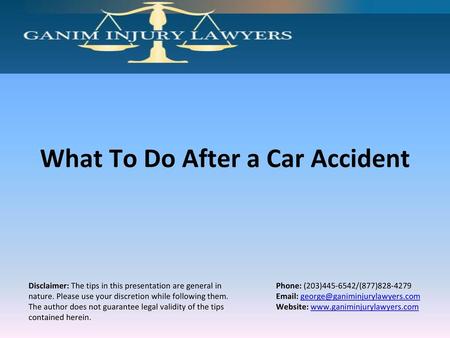 What To Do After a Car Accident