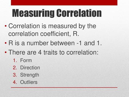 Measuring Correlation