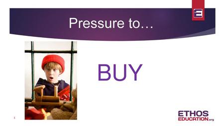 Pressure to… BUY.