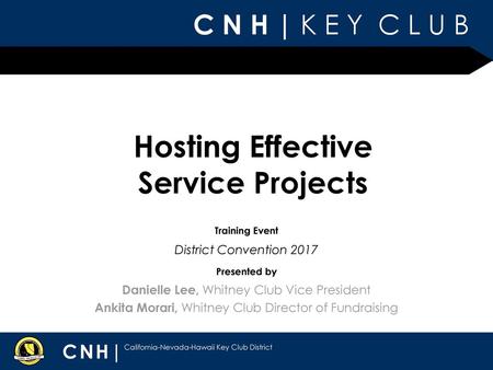 Hosting Effective Service Projects