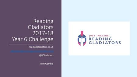 Reading Gladiators Year 6 Challenge