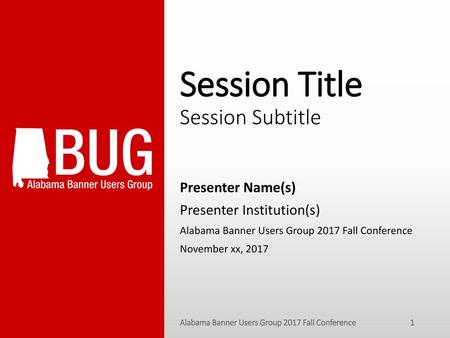 Session Title Session Subtitle