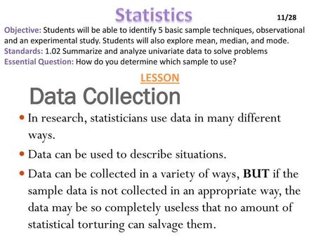 Data Collection Statistics