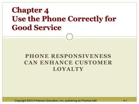 Chapter 4 Use the Phone Correctly for Good Service