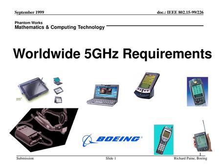 Worldwide 5GHz Requirements