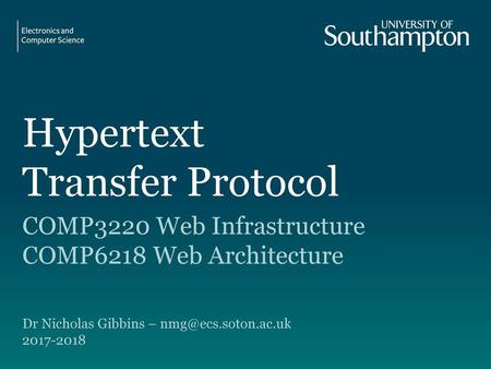 Hypertext Transfer Protocol