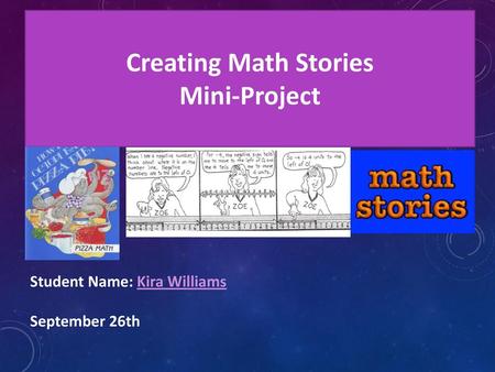 Creating Math Stories Mini-Project