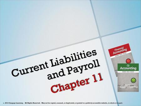 Current Liabilities and Payroll