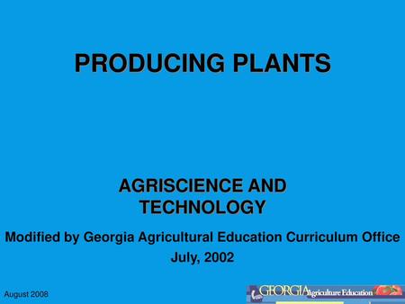 AGRISCIENCE AND TECHNOLOGY