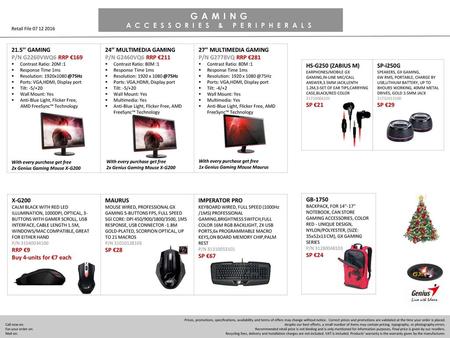 ACCESSORIES & PERIPHERALS