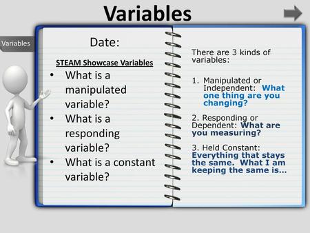 STEAM Showcase Variables