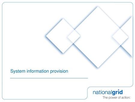 System information provision