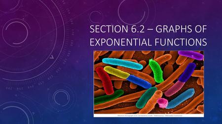 Section 6.2 – Graphs of Exponential Functions