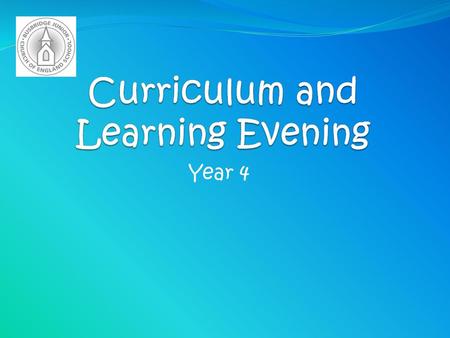 Curriculum and Learning Evening