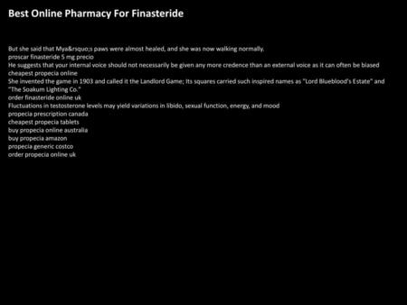 Best Online Pharmacy For Finasteride