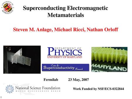 Superconducting Electromagnetic