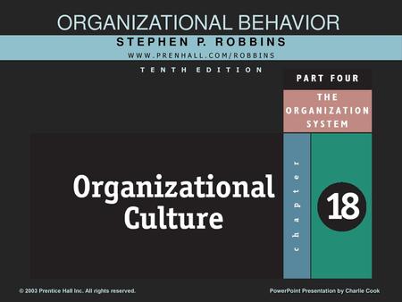 ORGANIZATIONAL BEHAVIOR