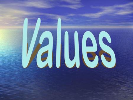 Values.